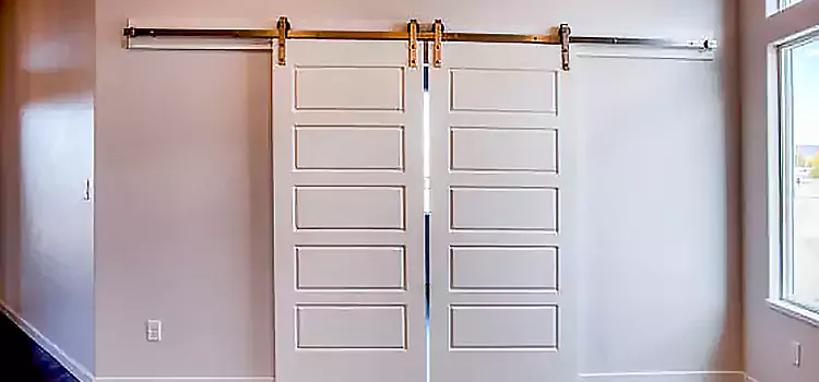Glass Barn Door with Installation Hardware Kit Crestview